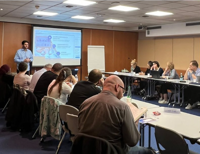 Session de formation à l’IA avec des entrepreneurs